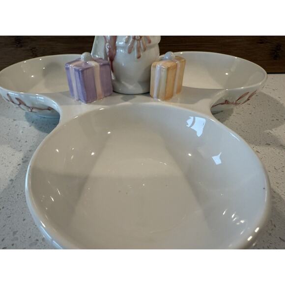 Avon‎ “Snow Lady” Ceramic Pastel Candy Dish. #2 In Series 2003 - Picture 7 of 10